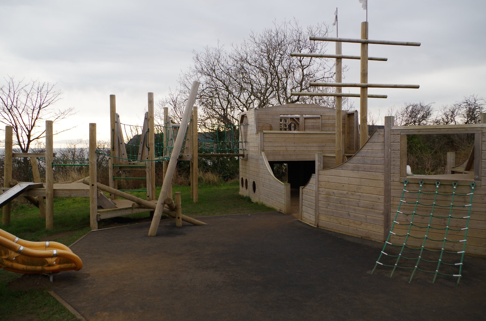 The playground in Robin Hood's Bay